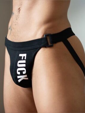 Men’s Jockstrap “F*CK” Logo Strap Underwear XL/L NWOT Multi Color Bundle Deal